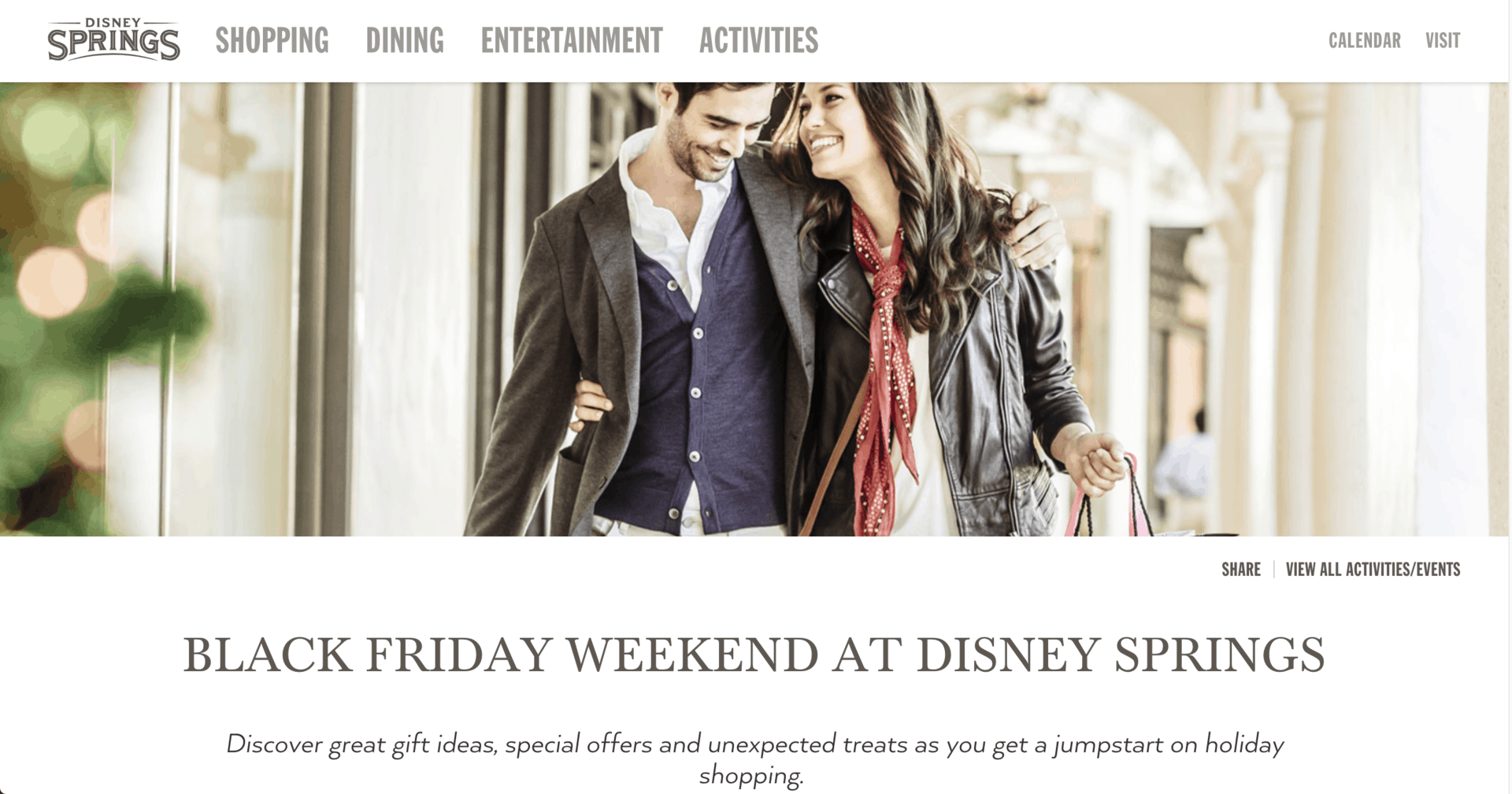 Compras en Disney Springs