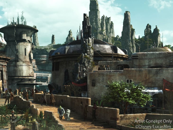 Black Spire Outpost inside Star Wars: Galaxy’s Edge Galaxys Edge