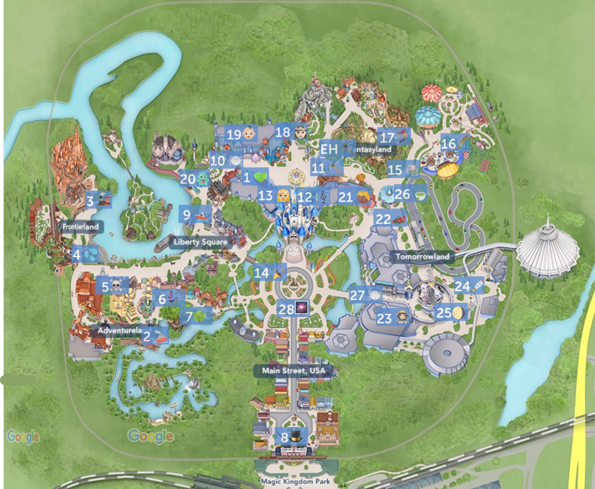 Estrategia Magic Kingdom Un dia Estrategia Magic Kingdom Un dia