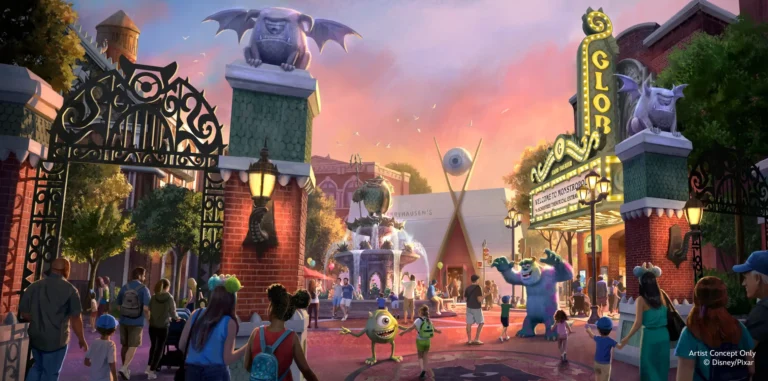 Arte conceptual de Monstropolis en Hollywood Studios