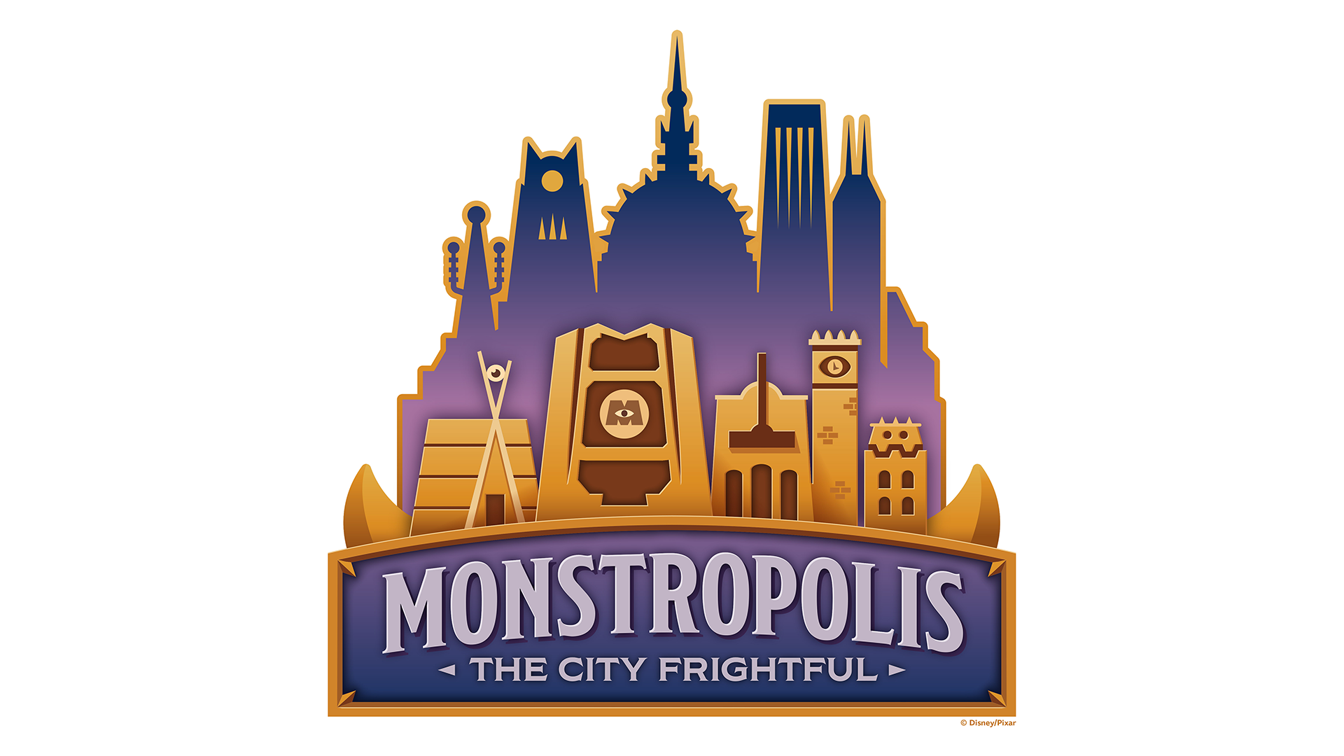 Monstropolis-City-Logo Logo de la ciudad de Monstropolis revelado en D23 2026