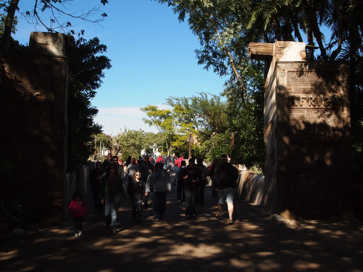 Entrada a África en Animal Kingdom, Walt Disney World