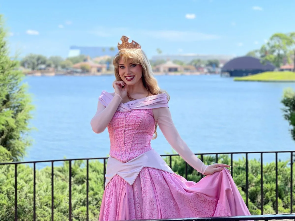 Aurora en el pabellón de Francia en EPCOT, Walt Disney World