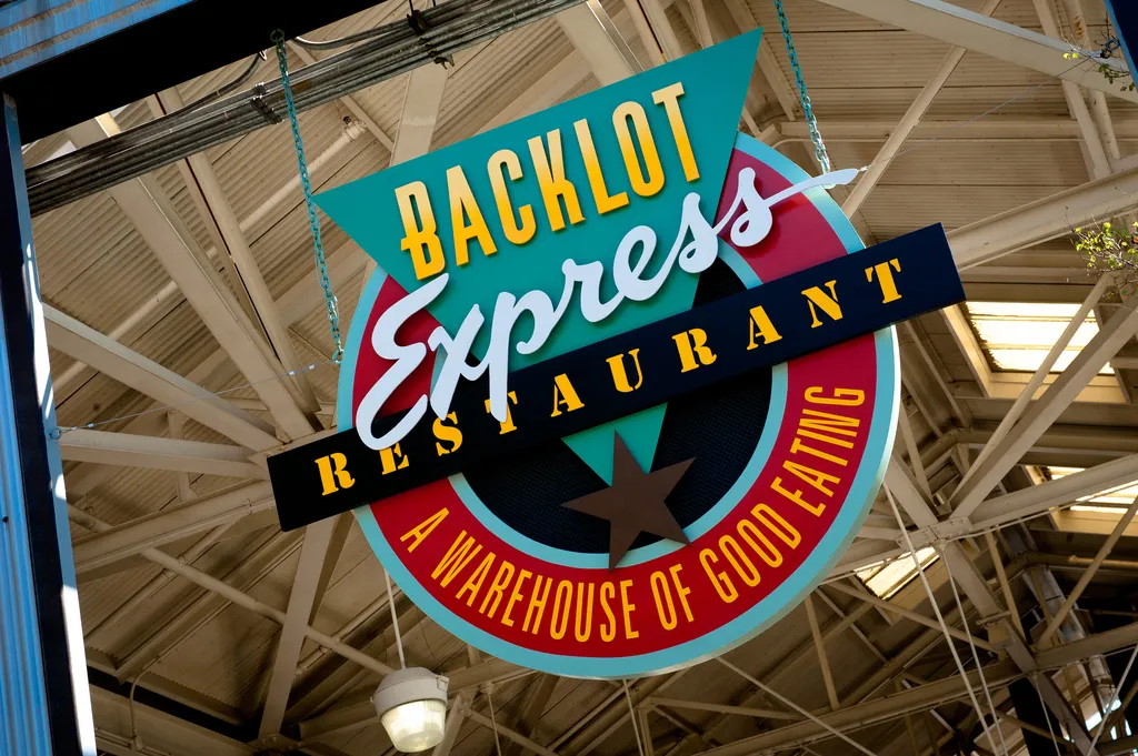 Cartel de Backlot Express en Hollywood Studios