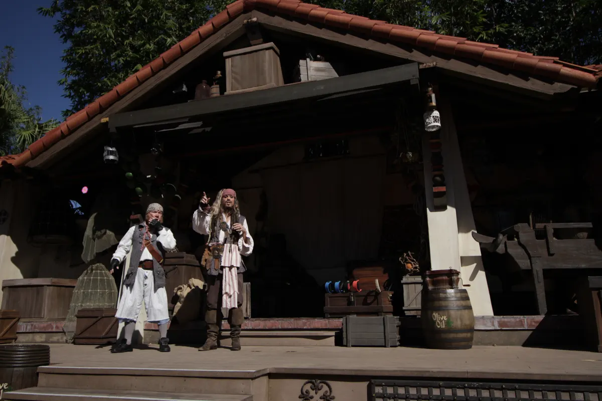 Captain Jack Sparrow en Adventureland, Magic Kingdom