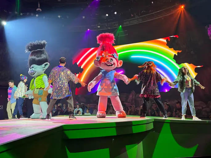 Show de los Trolls en DreamWorks Land en Universal Studios, Universal Orlando