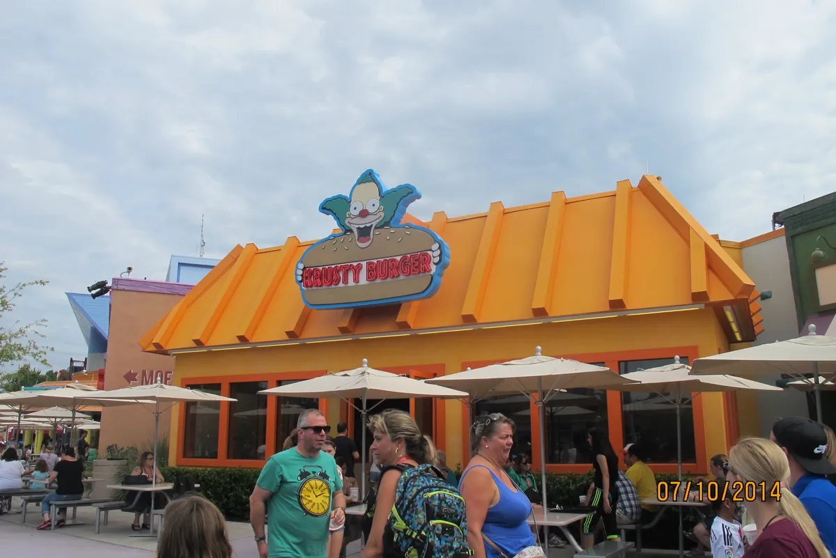 Krusty Burger en Springfield en Universal Studios, Universal Orlando