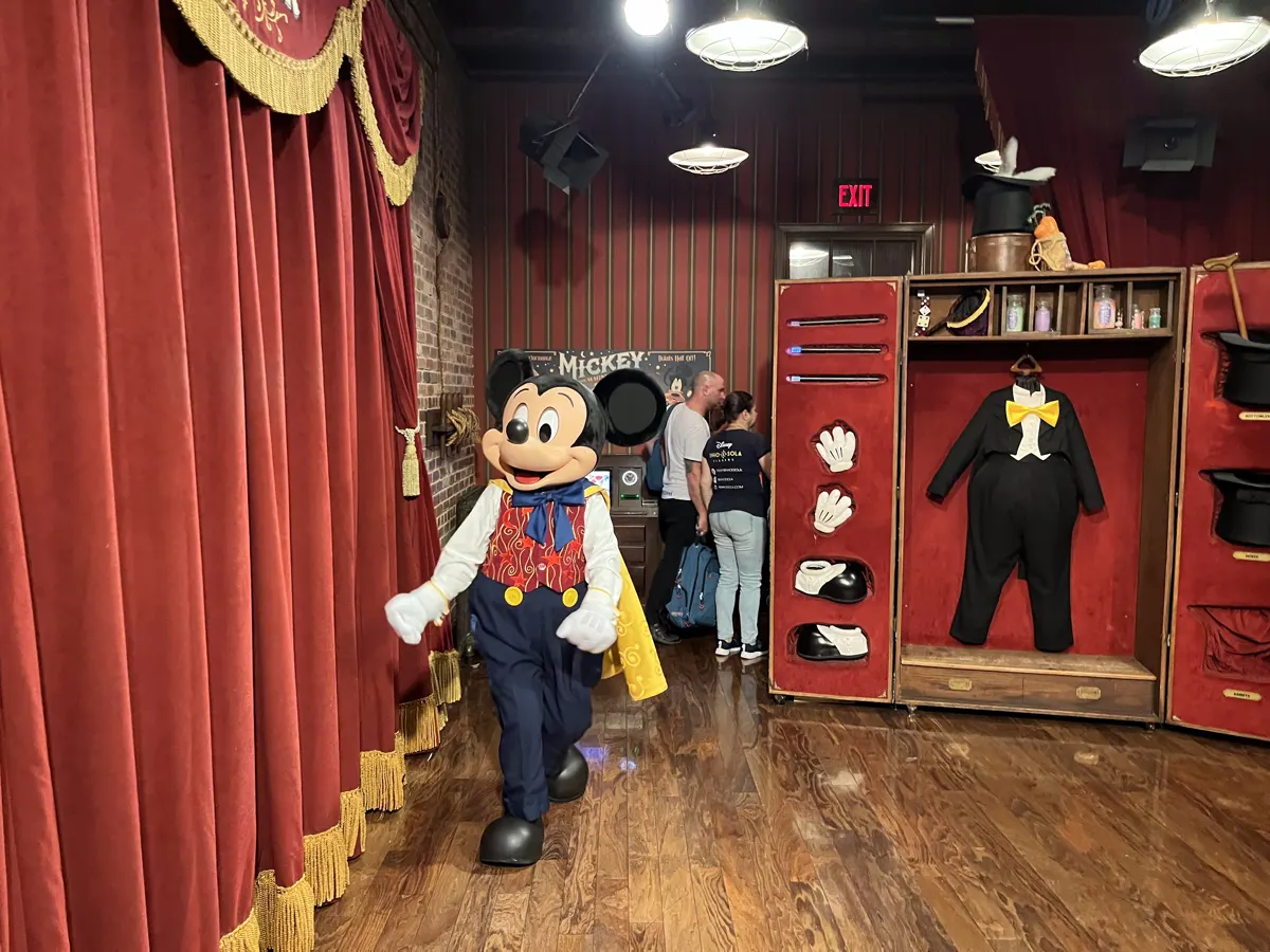 Mickey Mouse mago en Town Square Theater, Magic Kingdom