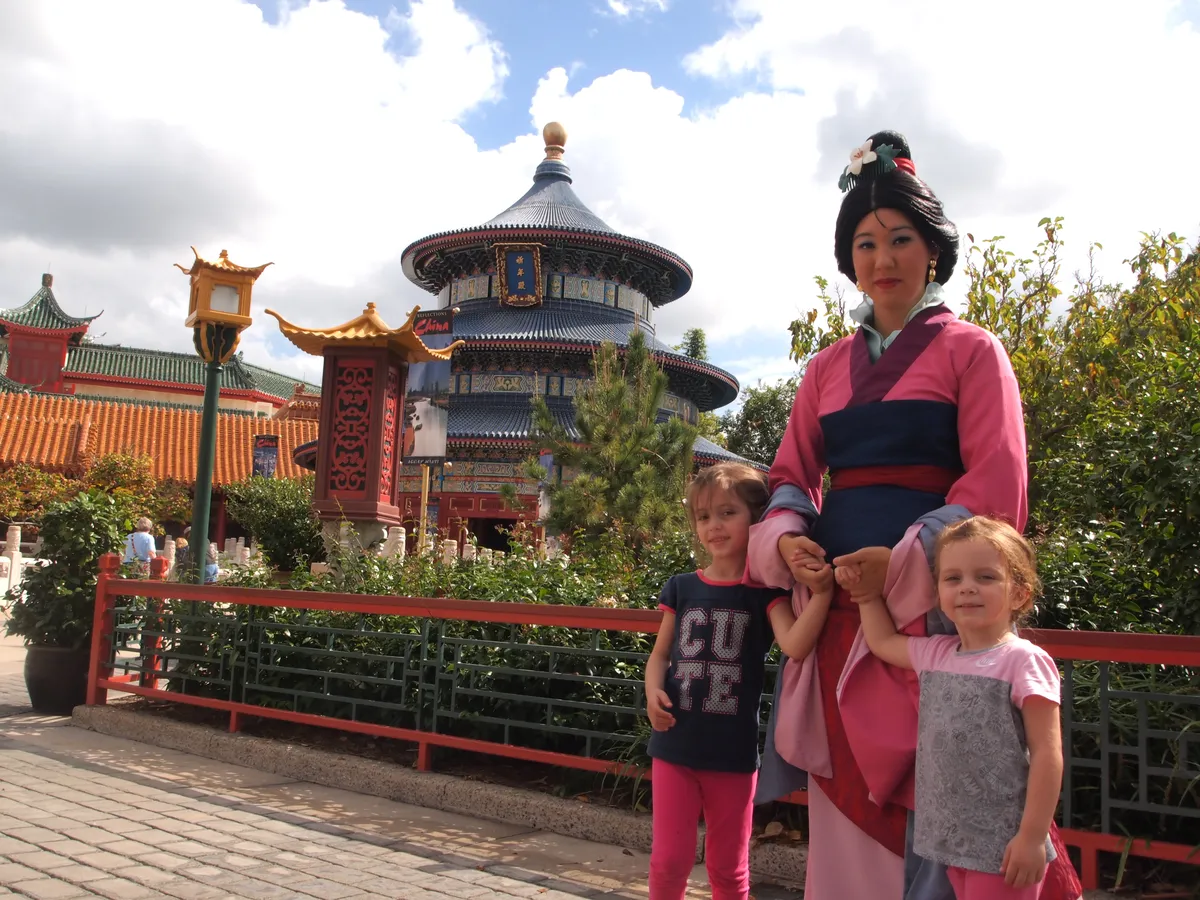 Mulan en el pabellón de China en EPCOT, Walt Disney World