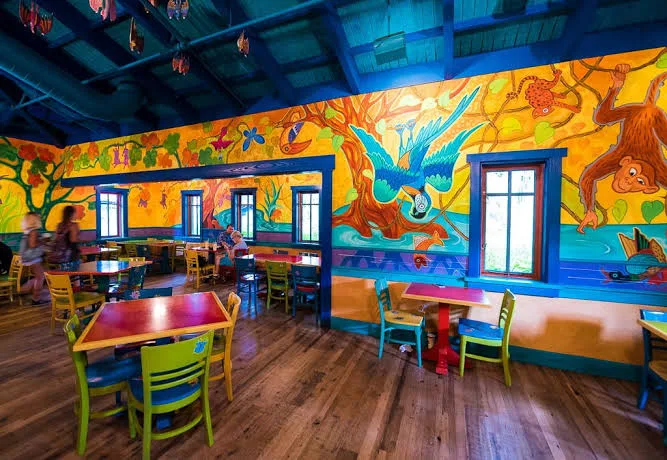 Salón de Pizzafari en Animal Kingdom, Walt Disney World