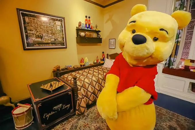 Winnie the Pooh en Christopher Robin’s Room en EPCOT, Walt Disney World