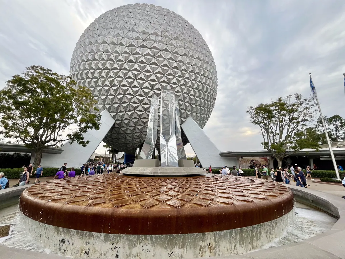 World Celebration con Spaceship Earth en EPCOT, Walt Disney World