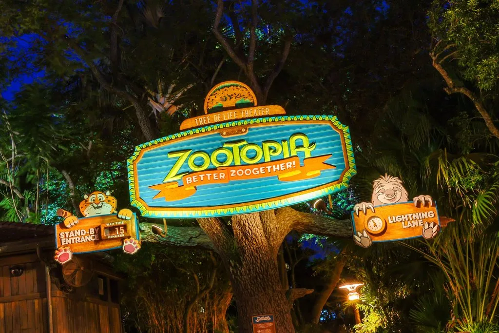 Entrada de Zootopia: Better Zoogether! en Animal Kingdom, Walt Disney World